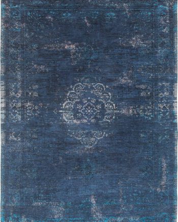 teppich Louis De Poortere LX 8254 Fading World Medaillon Blue Night