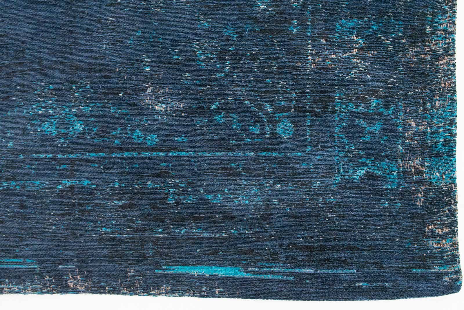 teppich Louis De Poortere LX 8254 Fading World Medaillon Blue Night corner