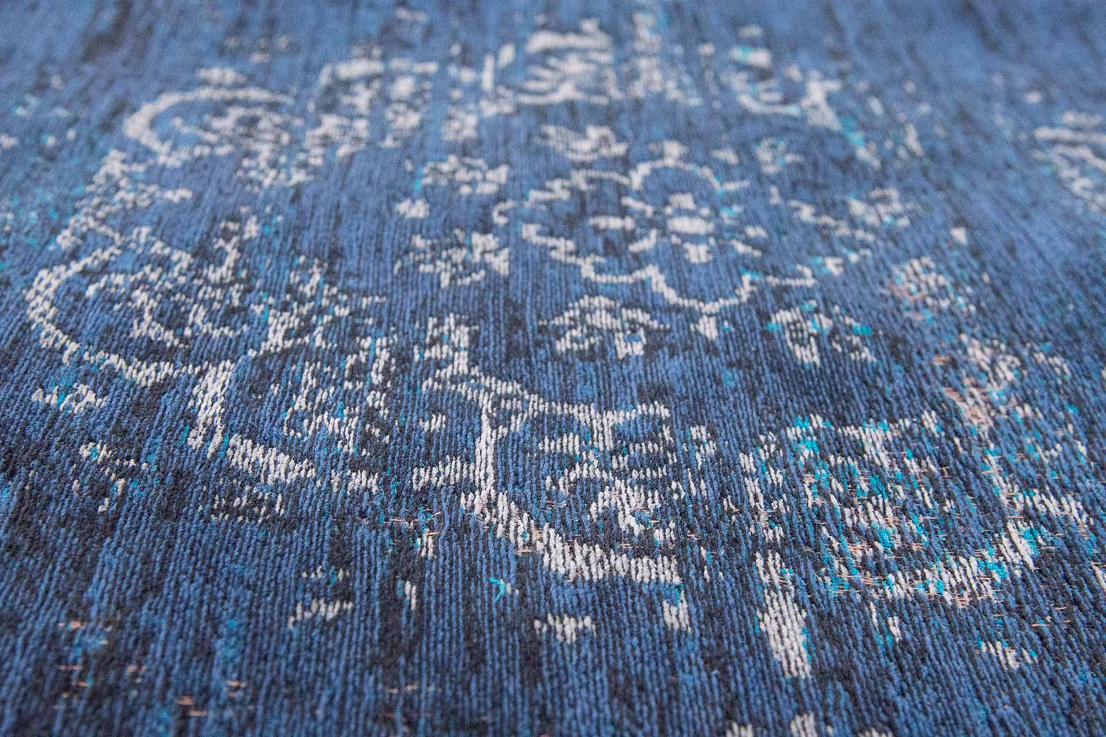 teppich Louis De Poortere LX 8254 Fading World Medaillon Blue Night zoom