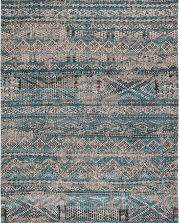 Louis De Poortere teppich LX 9110 Antiquarian Kilim Zemmuri Blue