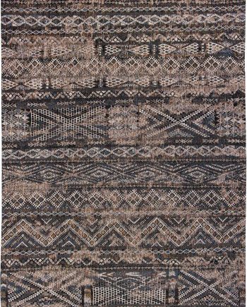 Louis De Poortere teppich LX 9113 Antiquarian Kilim Black Rabat