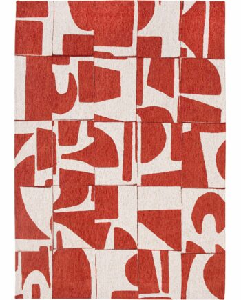 Louis De Poortere teppich Craft Papercut 9364 Rust