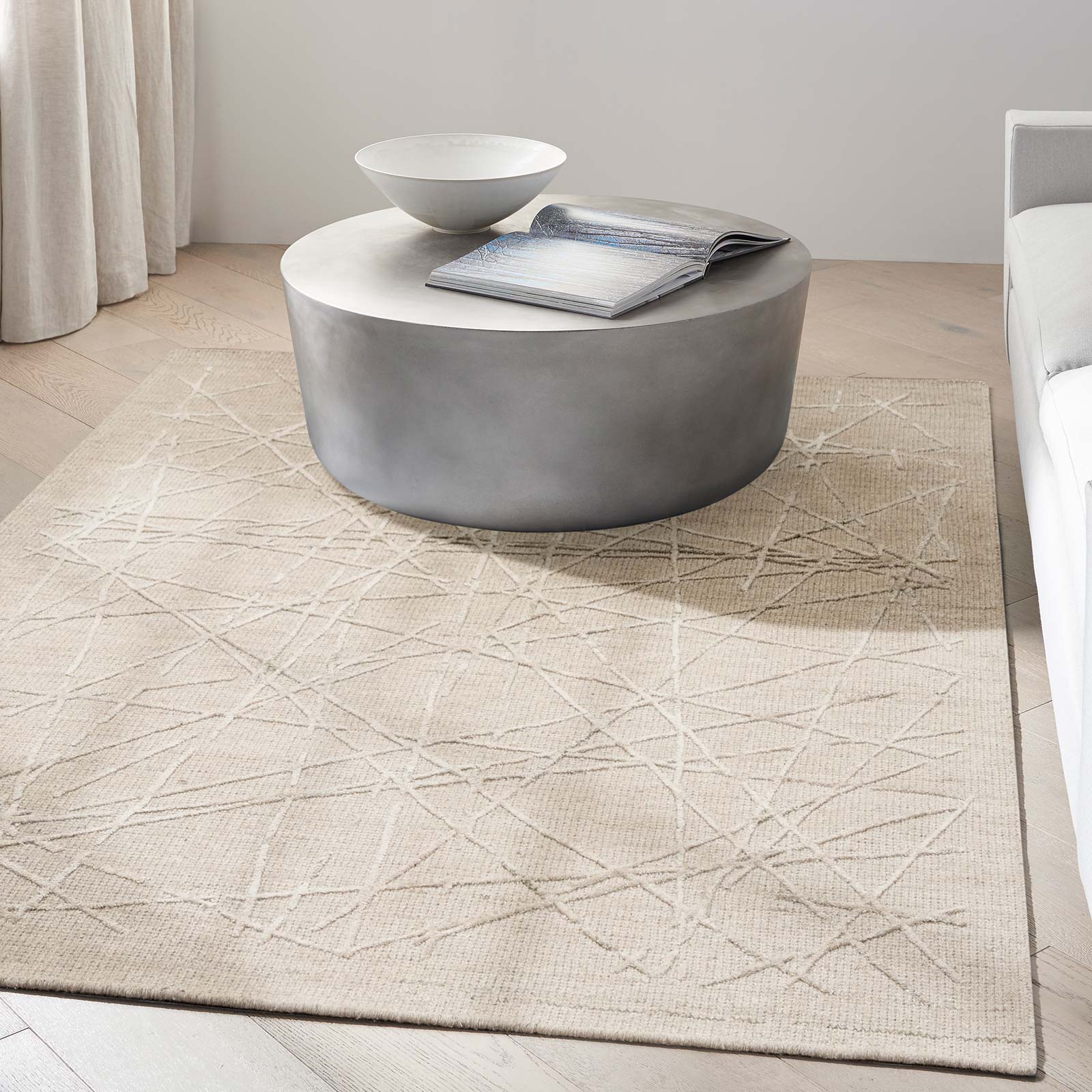 Calvin Klein Teppich Wander CK044 WND01 TAUPE 5x7 099446956996 interior 1