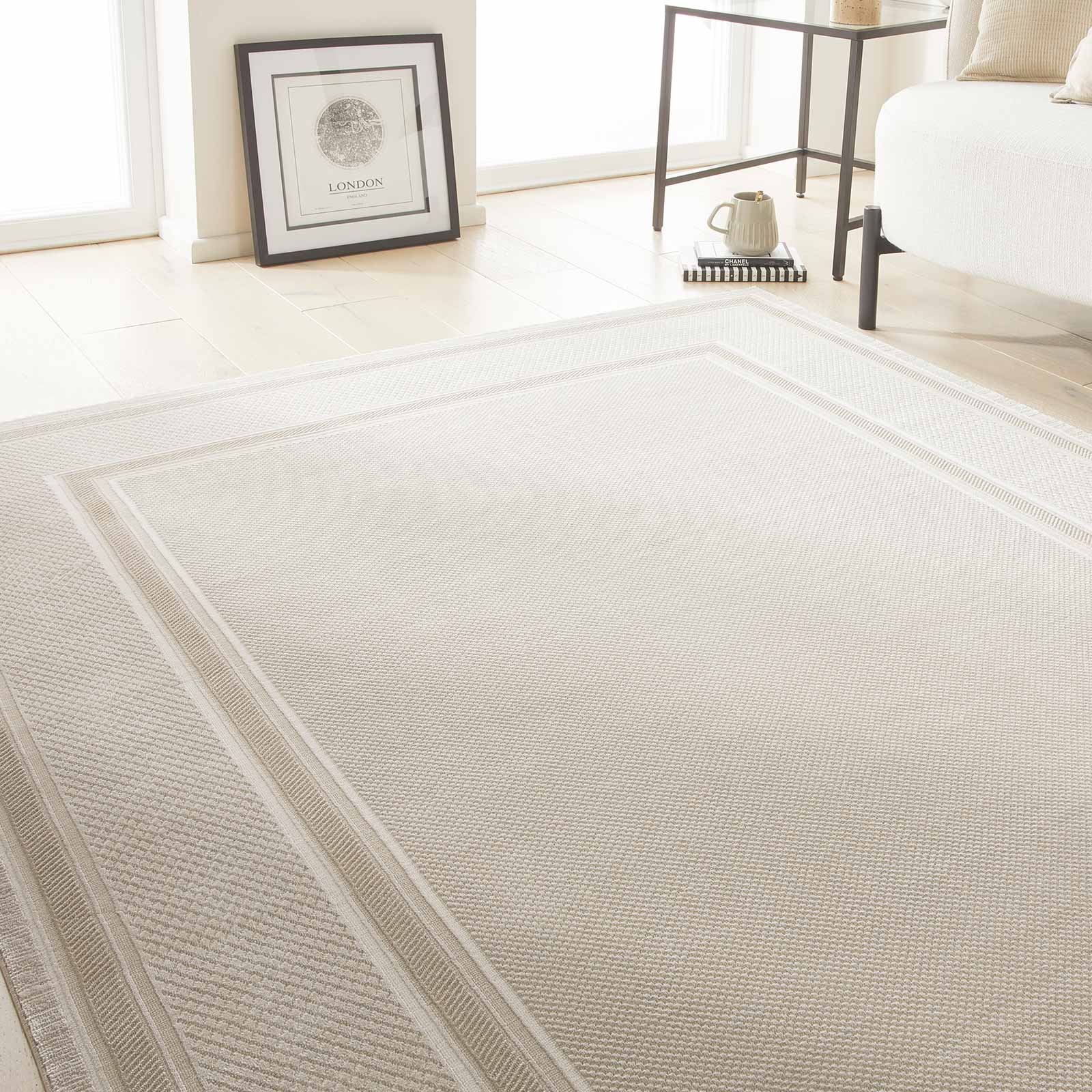 Concept Looms Teppich Olivia OLI101 CREAM BEIGE interior 3