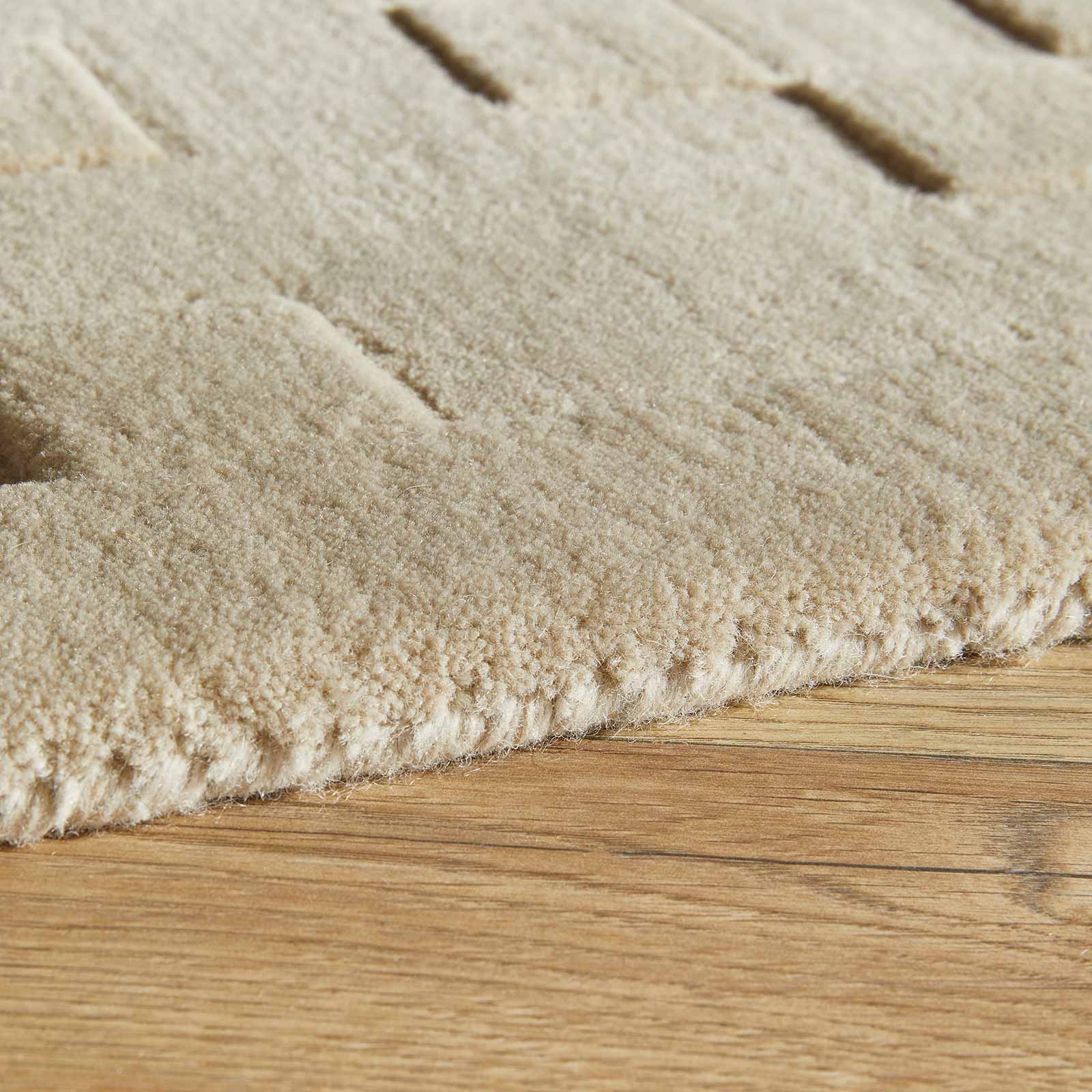 Concept Looms Teppich Priory PR 102 SQUARES BEIGE border