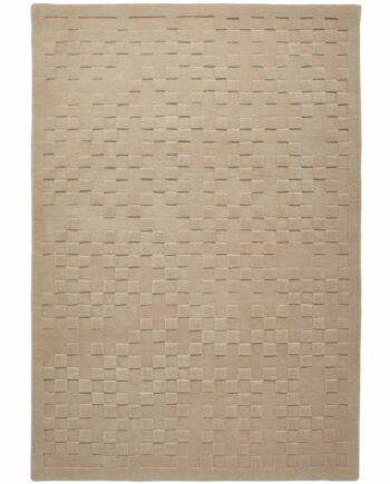 Concept Looms Teppich Priory PR 102 SQUARES TAUPE frontal