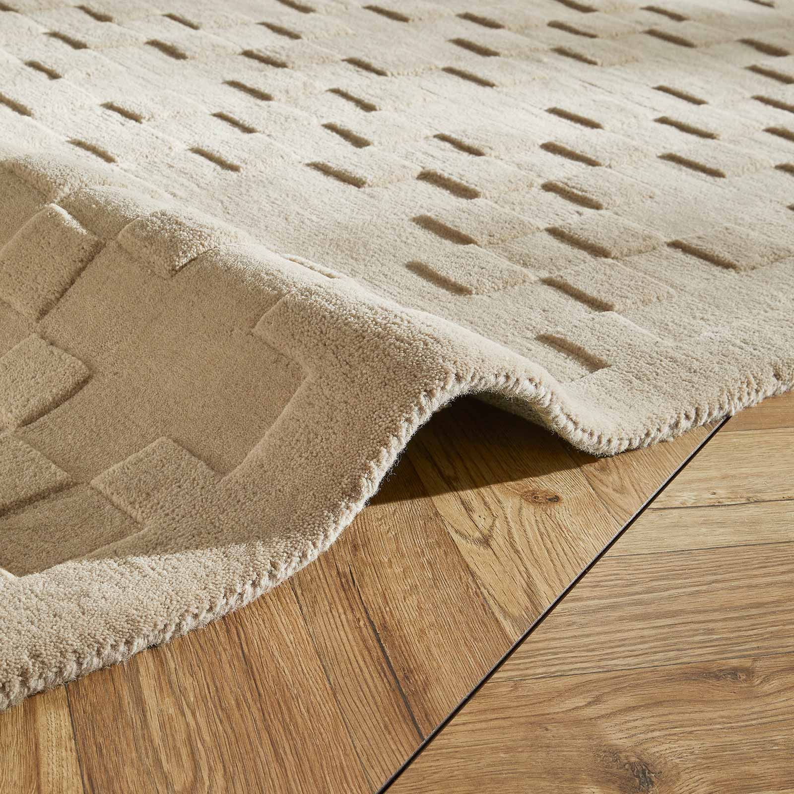 Concept Looms Teppich Priory PR 102 SQUARES TAUPE roll
