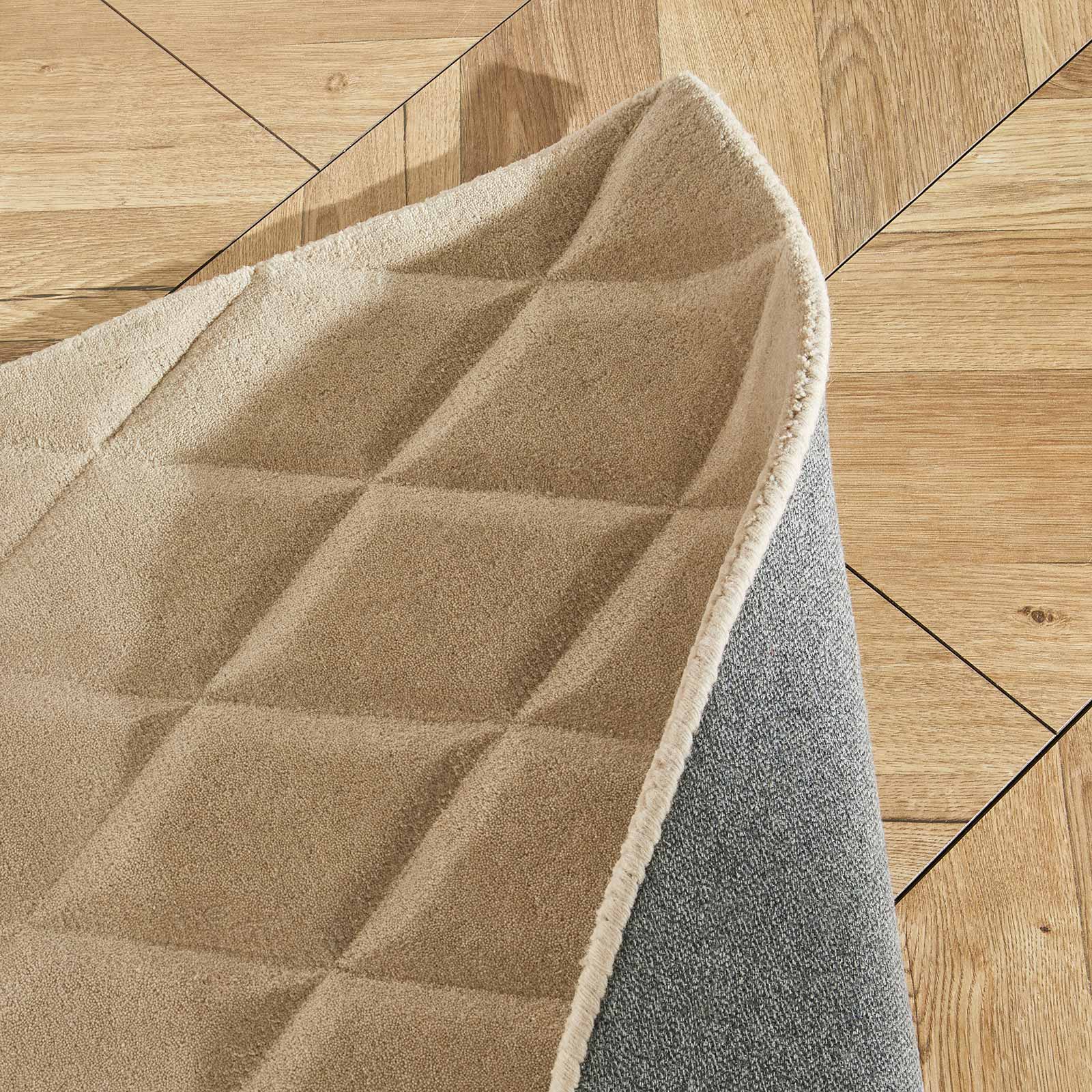 Concept Looms Teppich Priory PR 103 DIAMONDS TAUPE corner