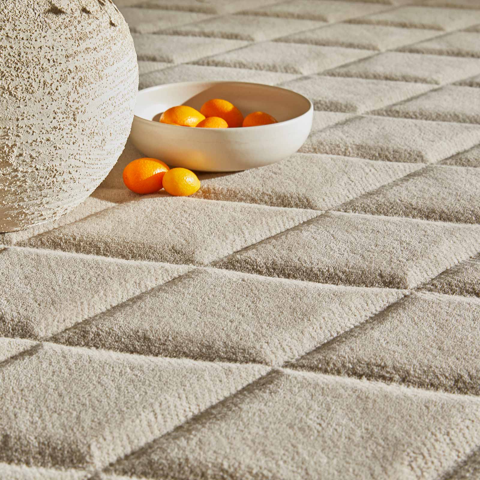 Concept Looms Teppich Priory PR 103 DIAMONDS TAUPE interior 3