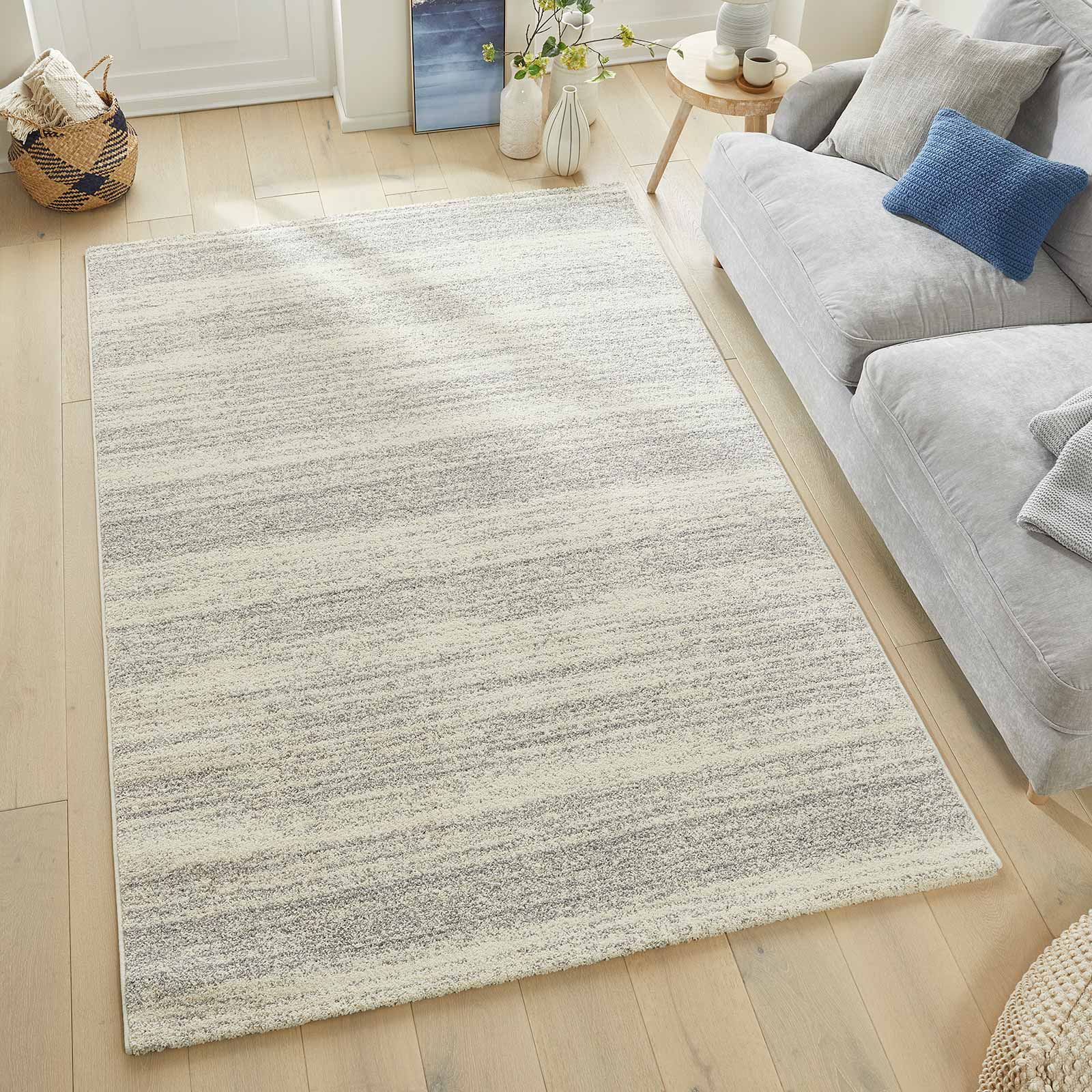 Concept Looms Teppich Somerset SOM101 WHITE GREY