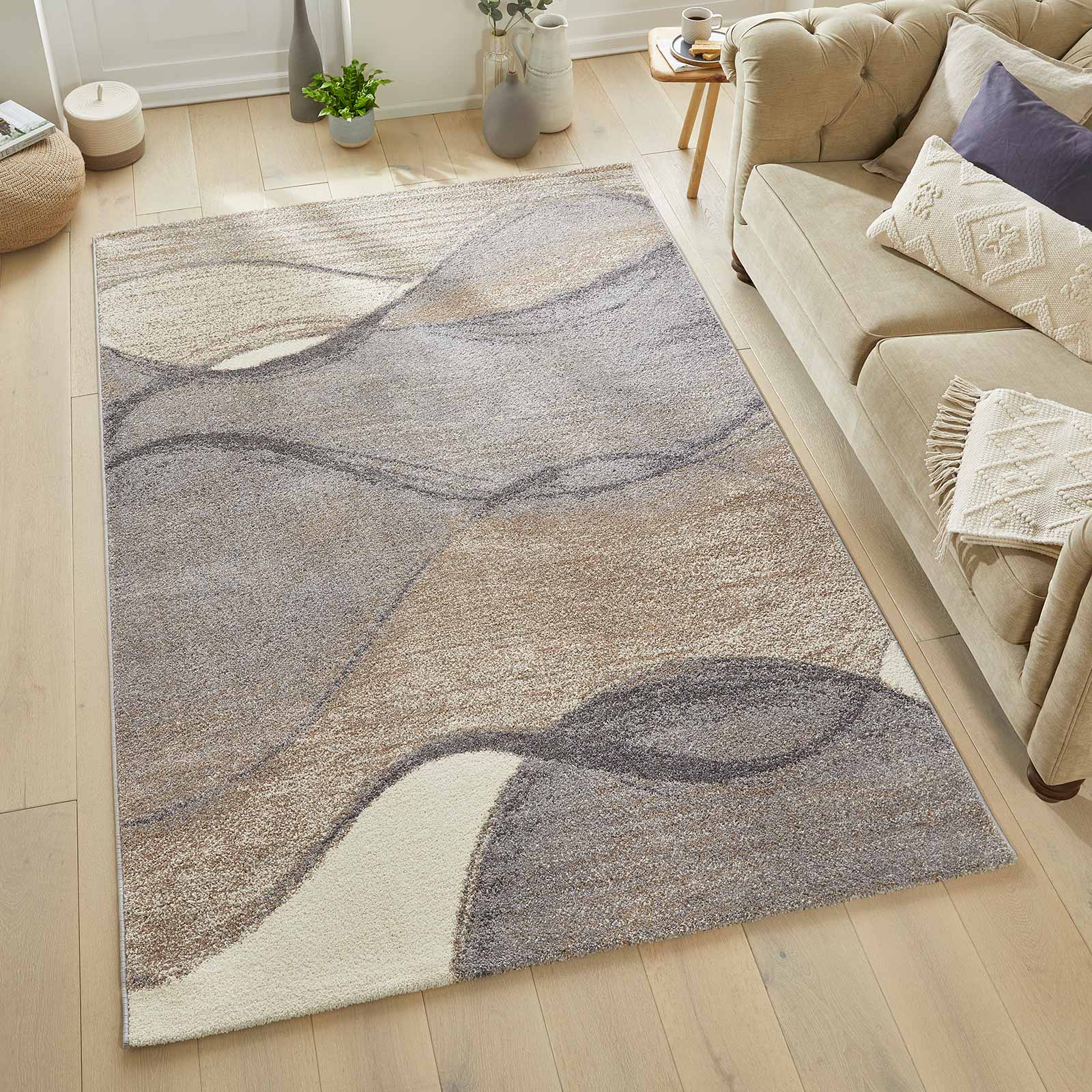 Concept Looms Teppich Somerset SOM103 GREY BEIGE