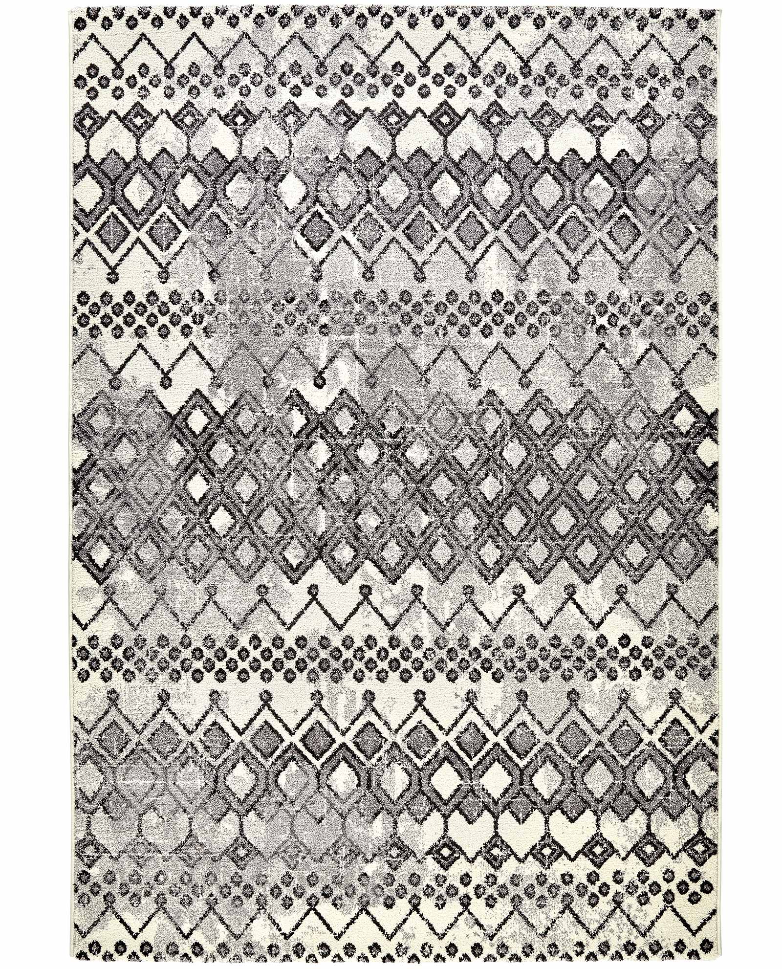 Concept Looms Teppich Somerset SOM104 WHITE ANTHRACITE frontal