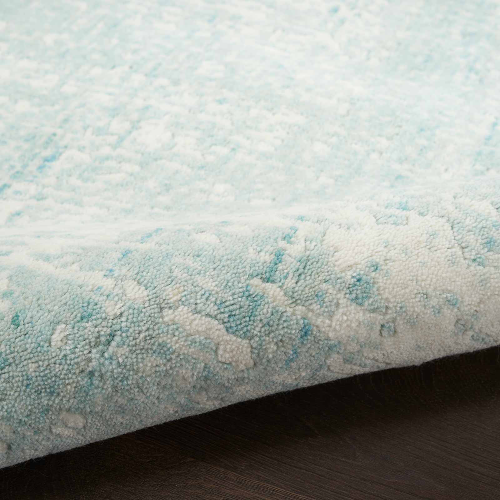 Nourison Teppich Harmony HAY02 IVAQU IVORY AQUA 8x10 099446936219 texture 1