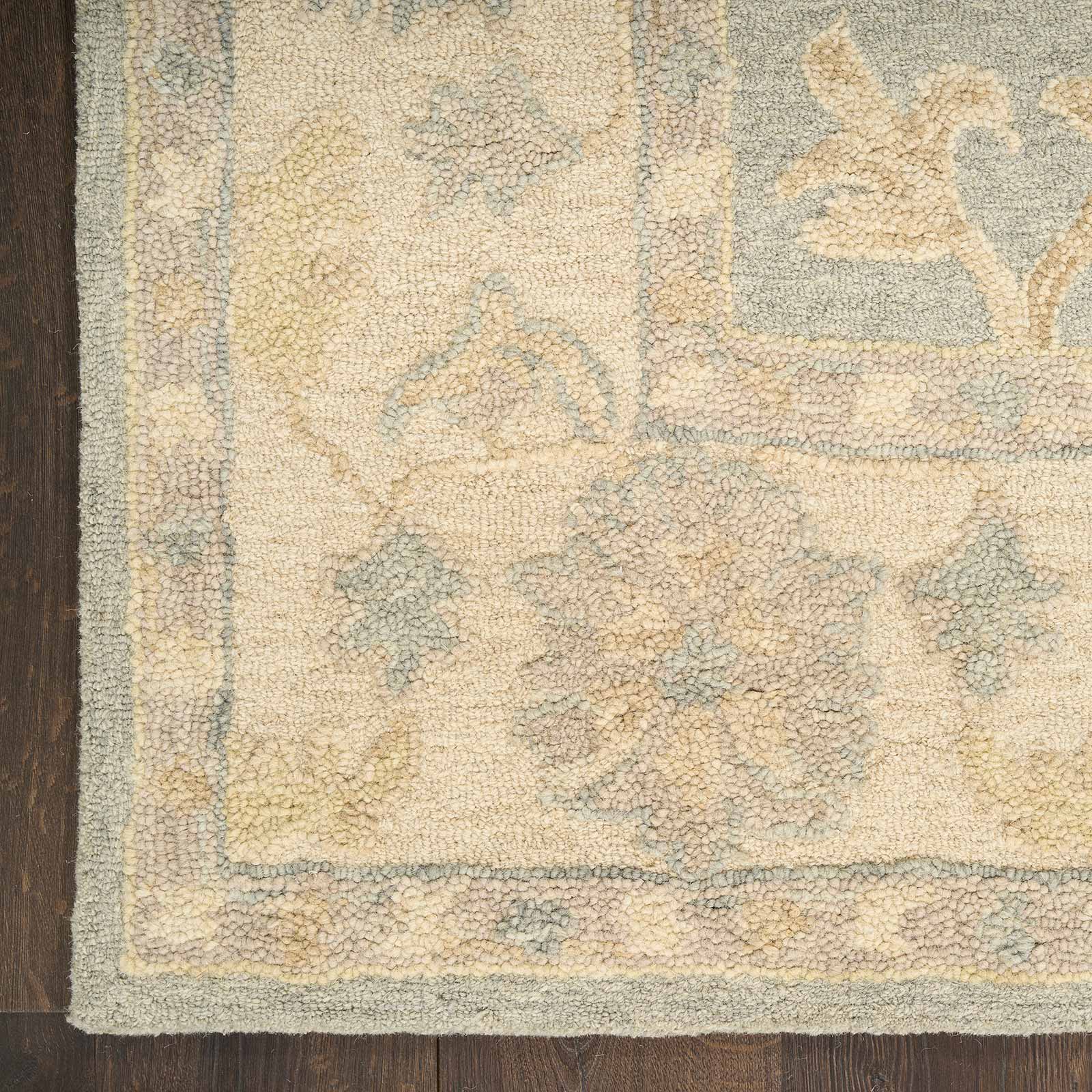 Nourison Teppich Maison MSO03 BLUIV BLUE IVORY 8x10 0841491129265 corner