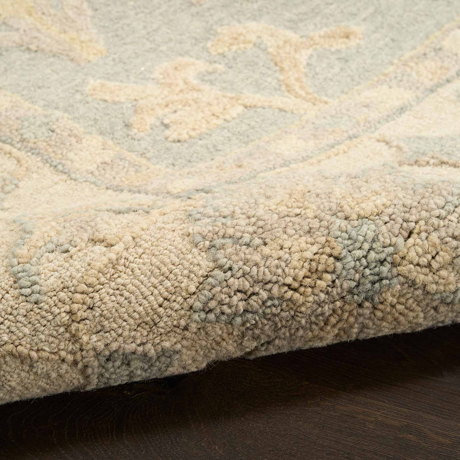 Nourison Teppich Maison MSO03 BLUIV BLUE IVORY 8x10 0841491129265 texture 1