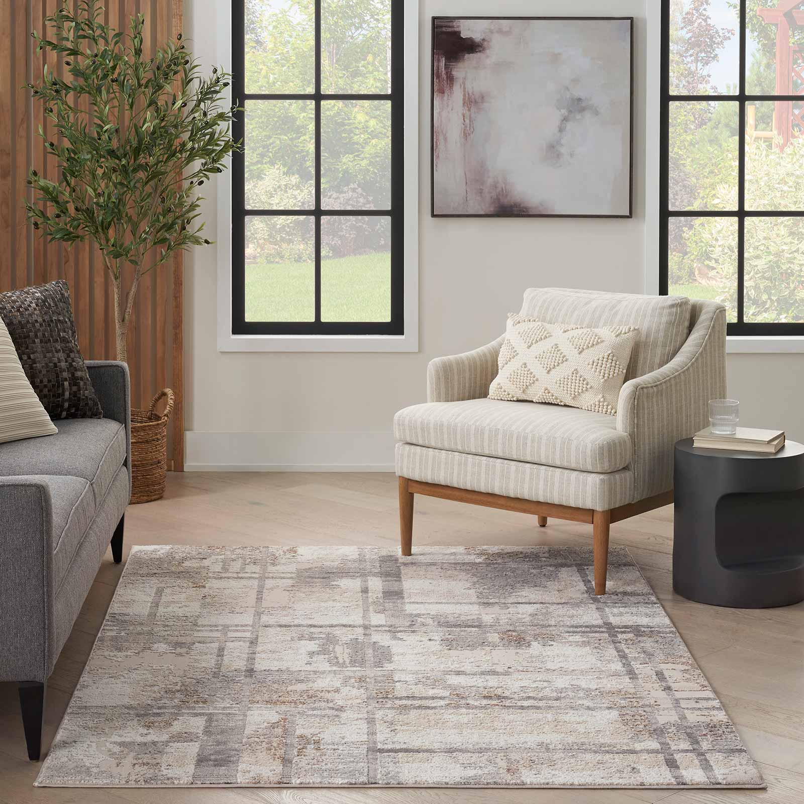 Nourison Teppich Sustainable Trends SUT02 IVMTC IVORY MULTICOLOR 5x7 099446954190 interior 3