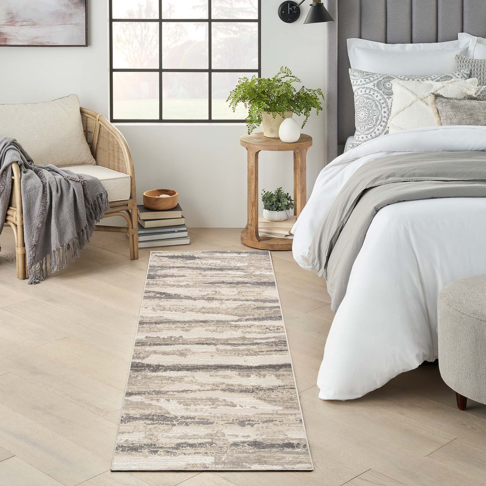 Nourison Teppich Sustainable Trends SUT03 IVMTC IVORY MULTICOLOR 2x8 099446954237 interior 1