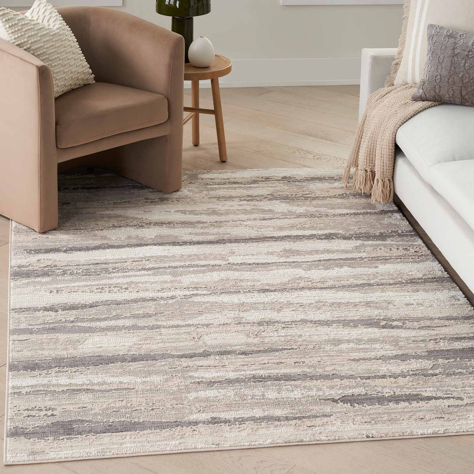 Nourison Teppich Sustainable Trends SUT03 IVMTC IVORY MULTICOLOR 5x7 099446954244 interior 1