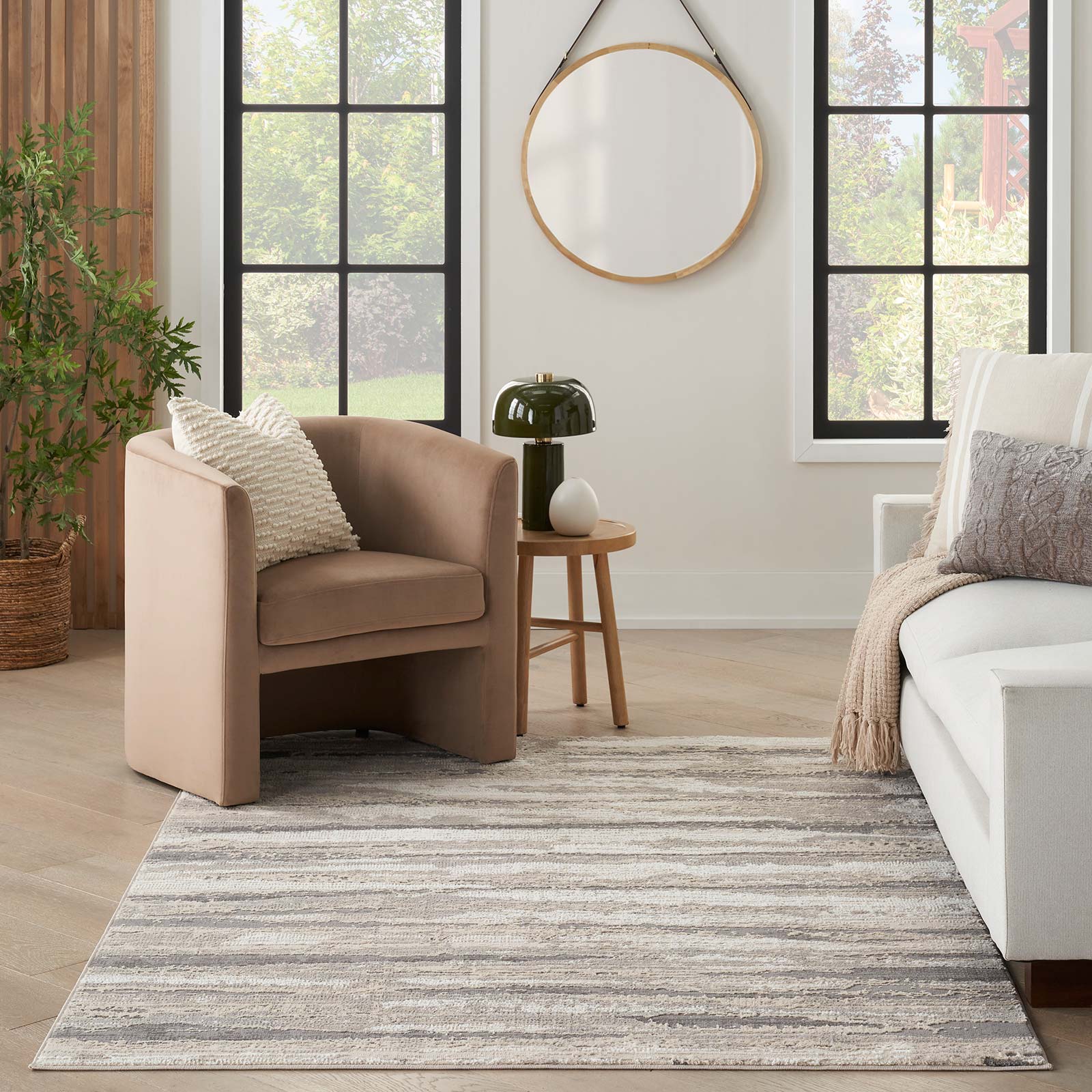 Nourison Teppich Sustainable Trends SUT03 IVMTC IVORY MULTICOLOR 5x7 099446954244 interior 3