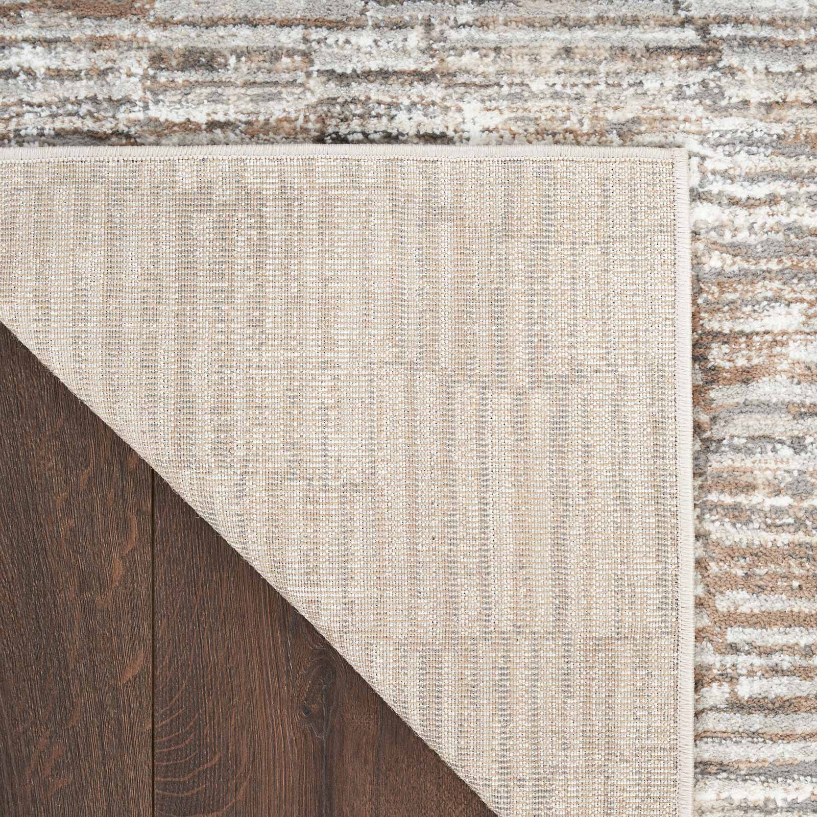 Nourison Teppich Sustainable Trends SUT06 IVMOC IVORY MOCHA 5x7 099446954411 corner B