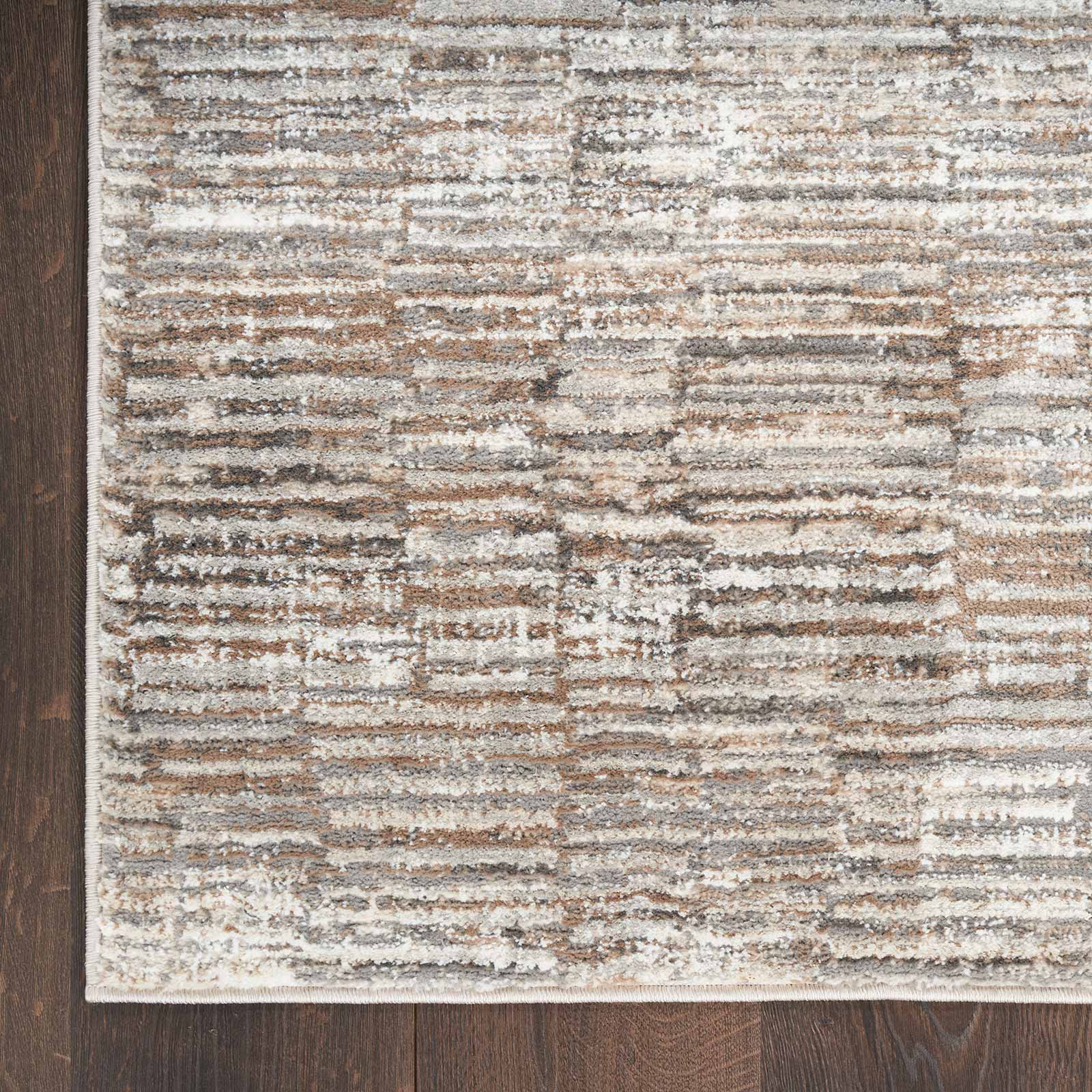 Nourison Teppich Sustainable Trends SUT06 IVMOC IVORY MOCHA 5x7 099446954411 corner
