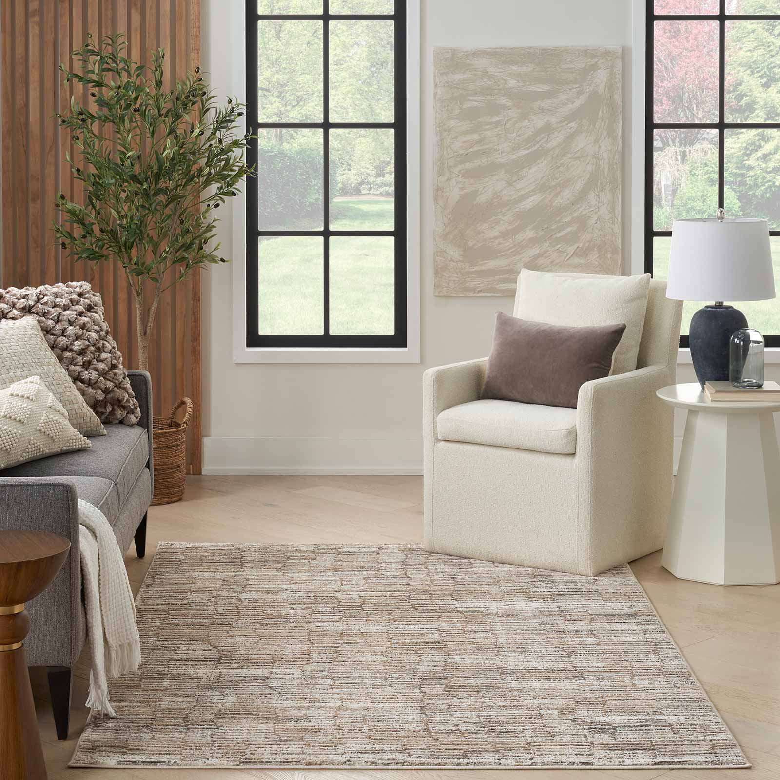 Nourison Teppich Sustainable Trends SUT06 IVMOC IVORY MOCHA 5x7 099446954411 interior 3