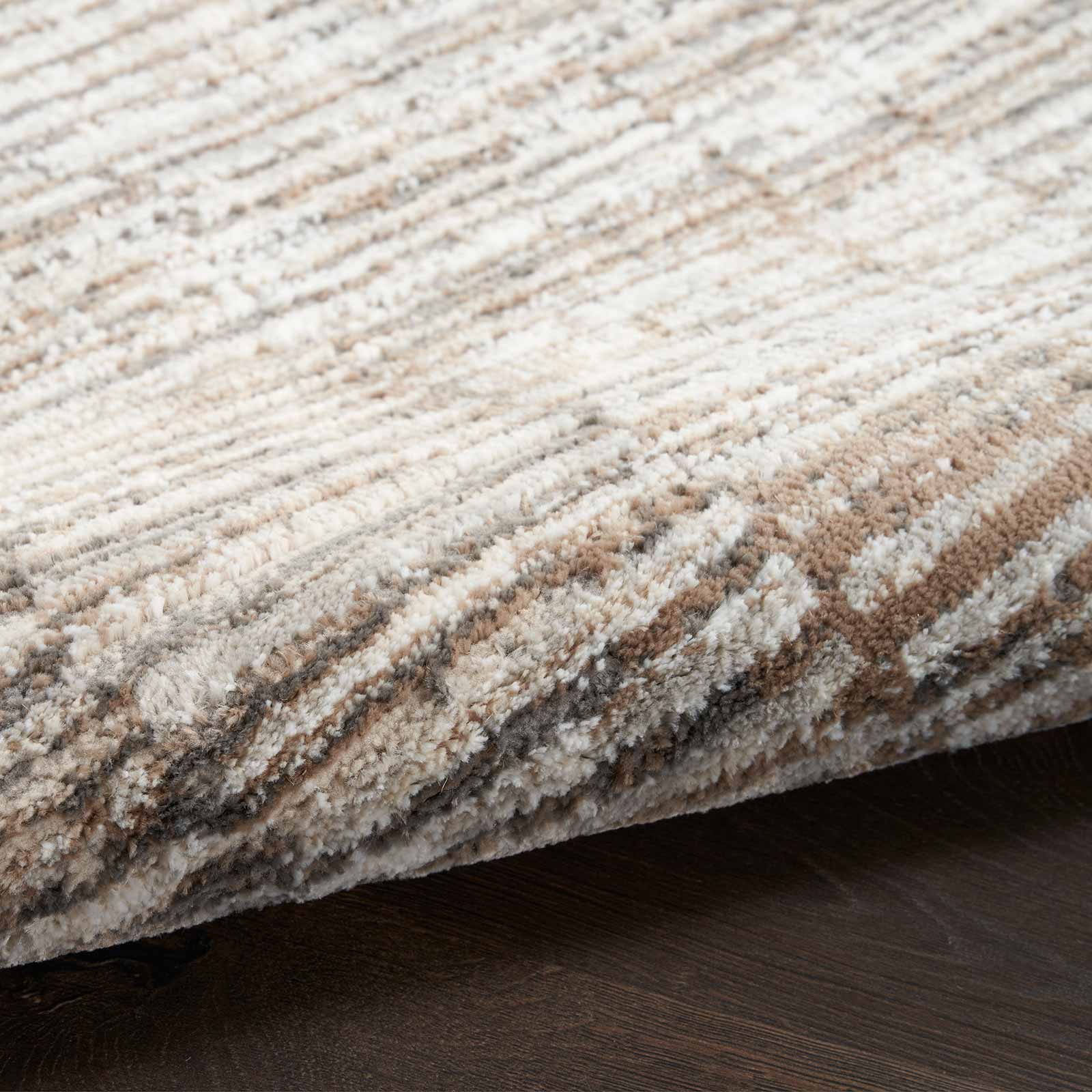 Nourison Teppich Sustainable Trends SUT06 IVMOC IVORY MOCHA 5x7 099446954411 texture 1