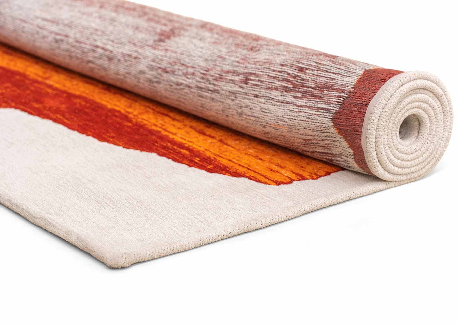 Louis De Poortere teppich Craft 2061 Brush Orange roll