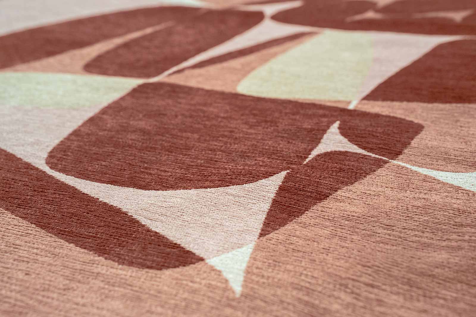 Louis De Poortere teppich Gallery 2088 Stones Cherry Mocha zoom 3