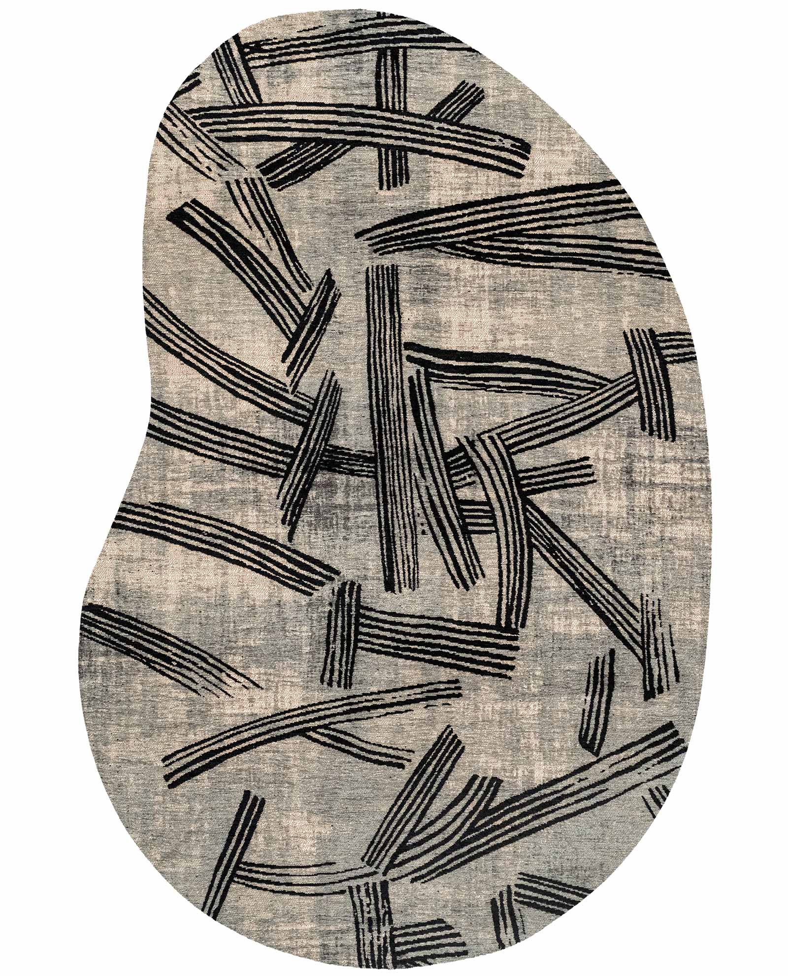Louis De Poortere teppich Meditation 2066 Kanji Darkstreet peanut 1
