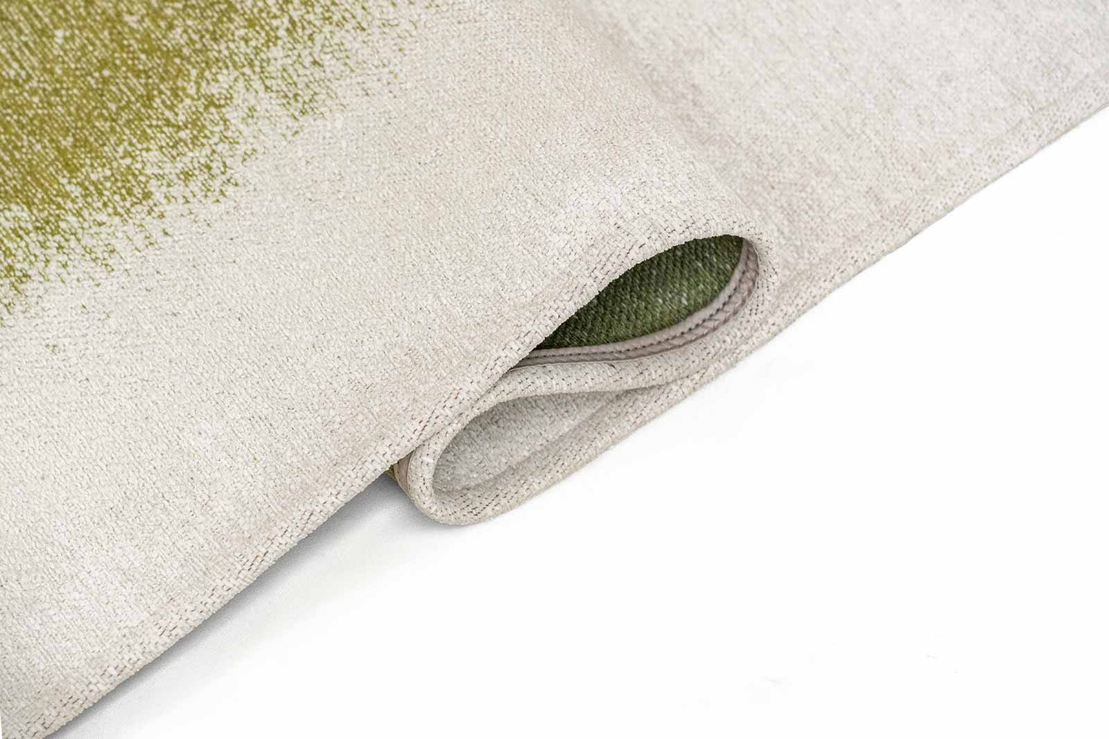 Louis De Poortere teppich Meditation 2105 Drop Green Pepper fold