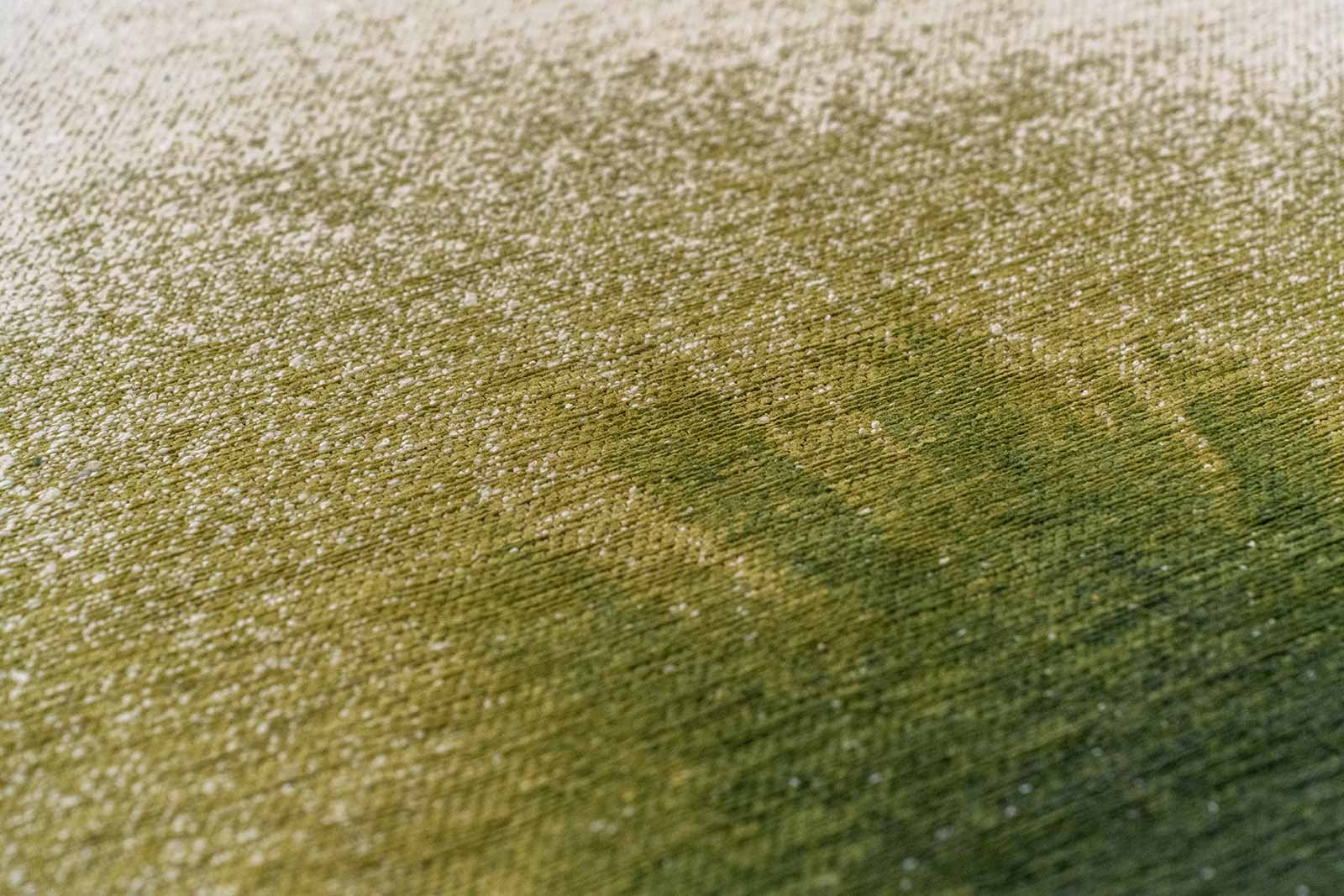 Louis De Poortere teppich Meditation 2105 Drop Green Pepper zoom 1